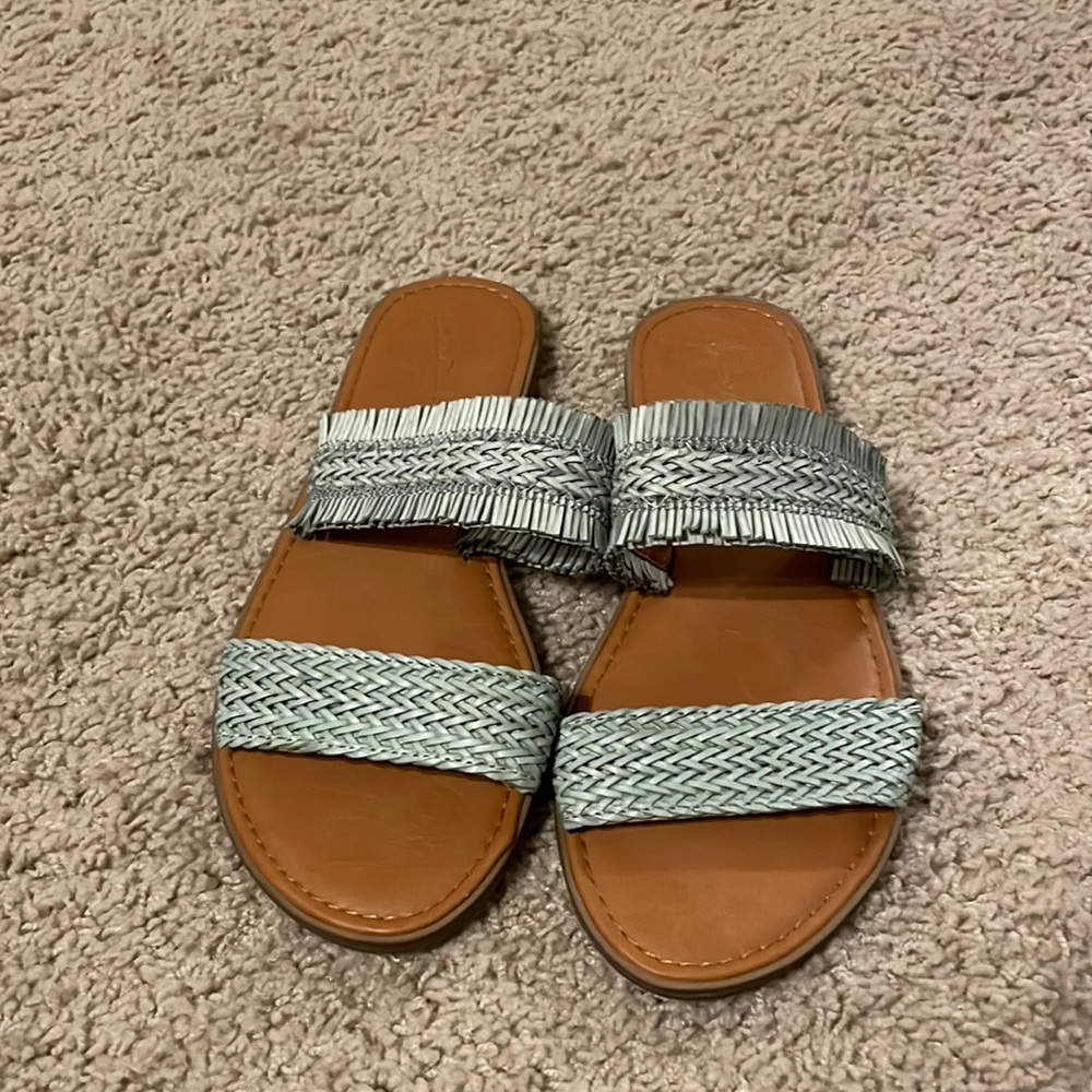 Target light blue strap sandals